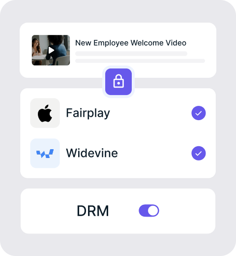 Enable DRM in Processing Settings