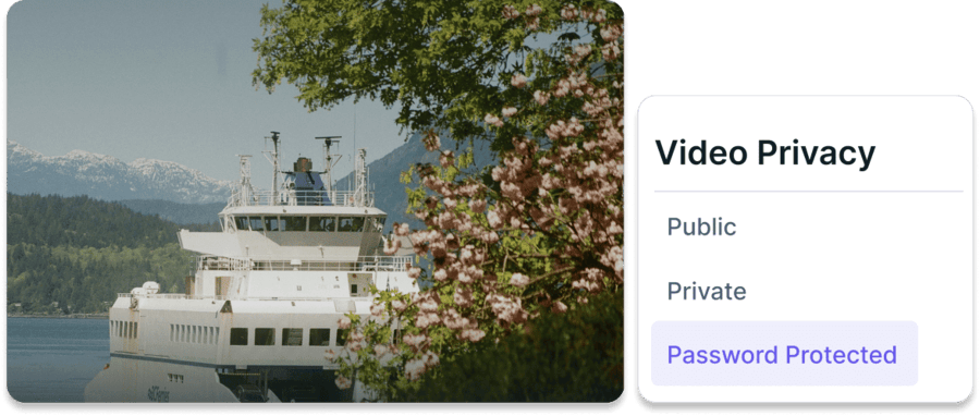 Video DRM settings for privacy