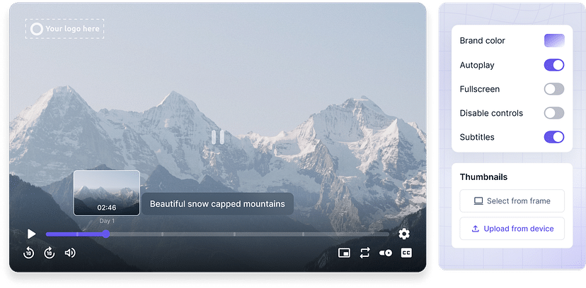 url mp4 player